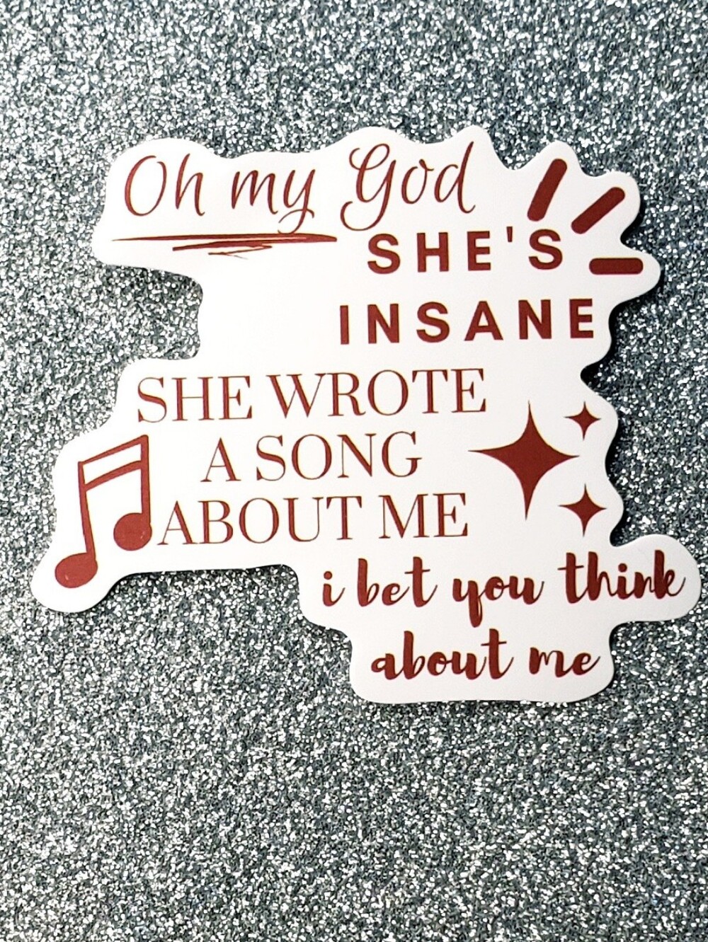 10/$10 Taylor Swift RED Waterproof Sticker